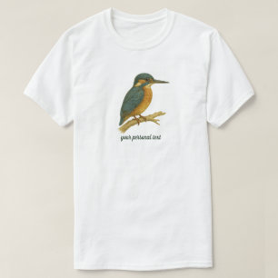 Camiseta Kingfisher Vintage personalizável Mens T-Shirt