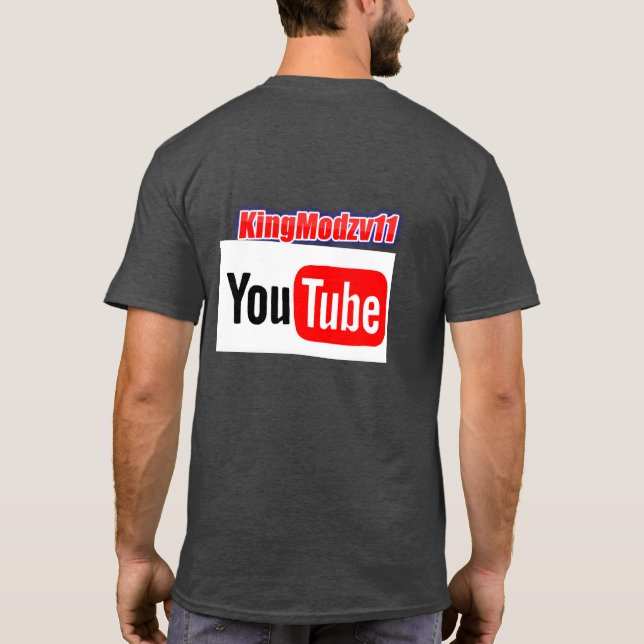 Camiseta KingModzv11 youtube (Verso)
