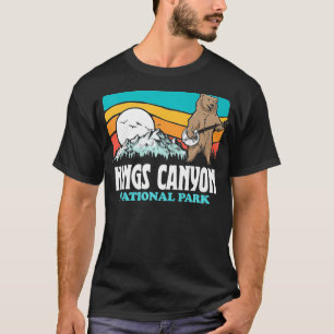 Camiseta Kings Canyon National Park Montagens Banjo Bear Fu