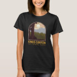 Camiseta Kings Canyon National Park Vintage Emblem<br><div class="desc">Kings Canyon vetor trabalho de arte design. O parque é conhecido por suas enormes sequoias,  notadamente a gigantesca Árvore Geral de Bolsas em Grant Grove.</div>