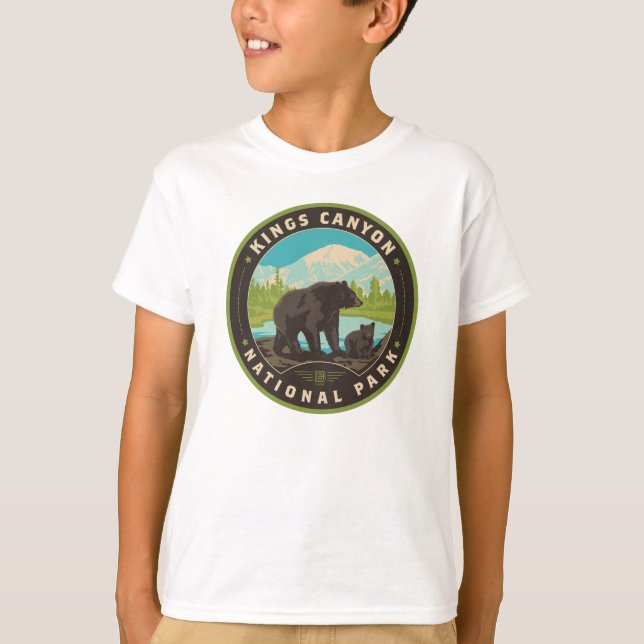 Camiseta Kings Canyon - Parques Nacionais (Frente)