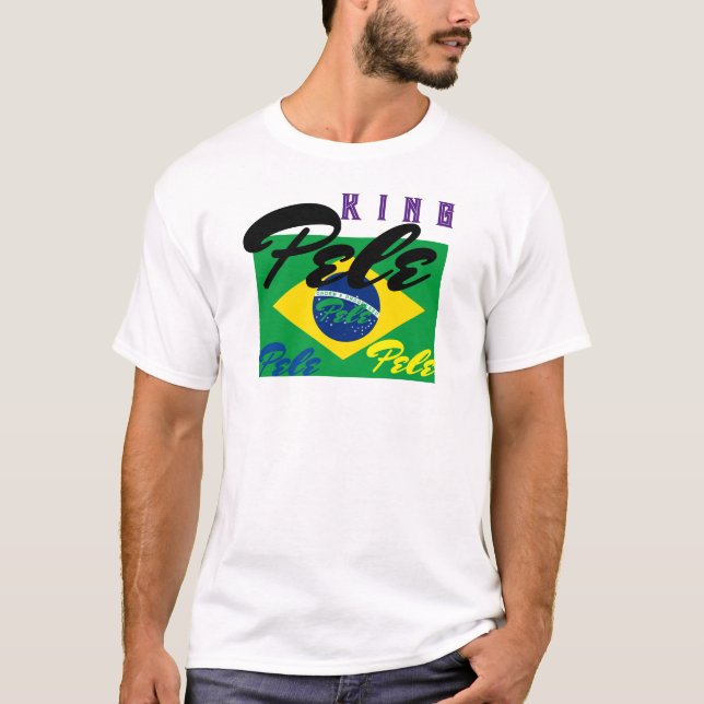 Camiseta KINGS OF FOOTBALL PELE T-Shirt (Frente)