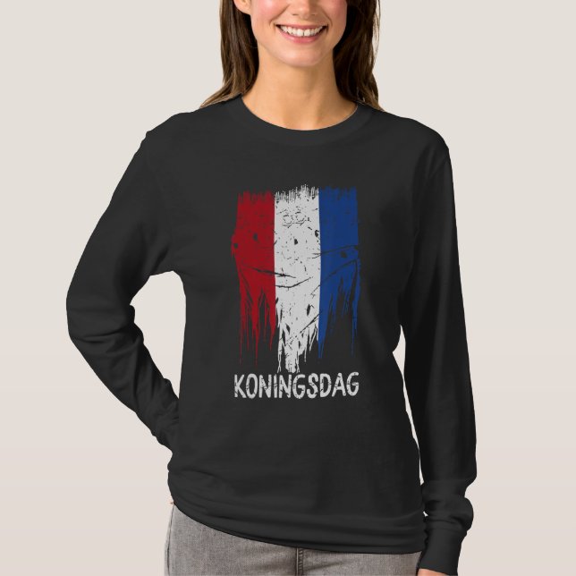 Camiseta Kingsday T-Shirt Amsterdam Koningsdag Kings Day Ni (Frente)