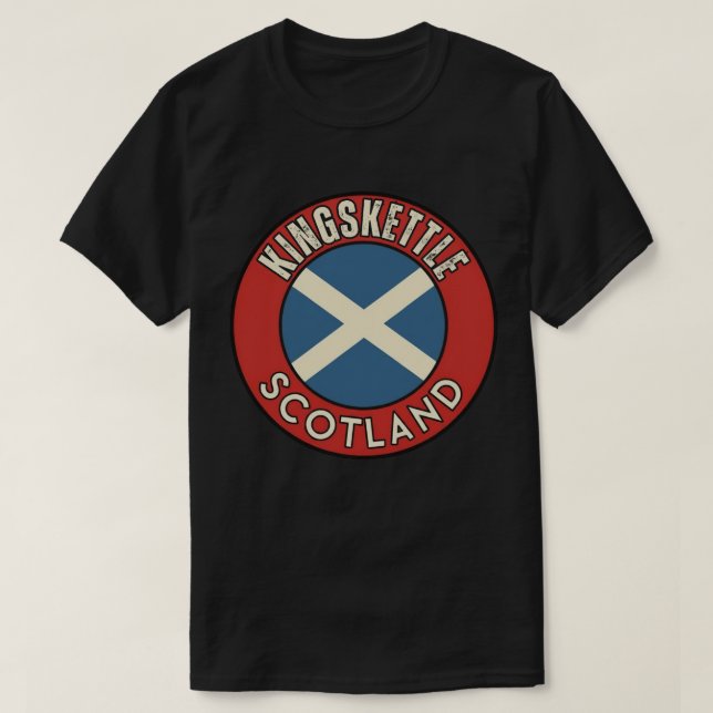 Camiseta Kingskettle, Escócia (Frente do Design)