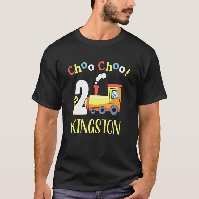 Camiseta Kingston Choo Choo Dois Trem segundo aniversário V (Frente)