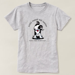 Camiseta KiniArt Amante de Cão Pastor Australiano