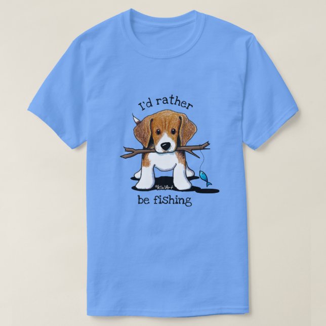 Camiseta KiniArt Beagle Pup T-Shirt (Frente do Design)