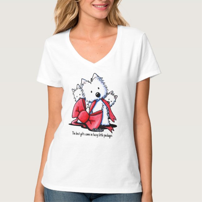 Camiseta KiniArt Best Gifts Westies (Frente)