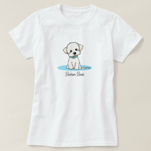 Camiseta KiniArt Bichon Frise Puppy