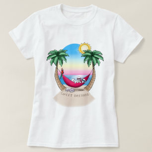 Camiseta KiniArt Bichon Frise Tropical