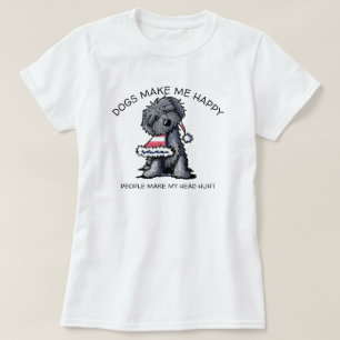 Camiseta KiniArt Bouvier des Flandres Dog Lovers T-Shirt
