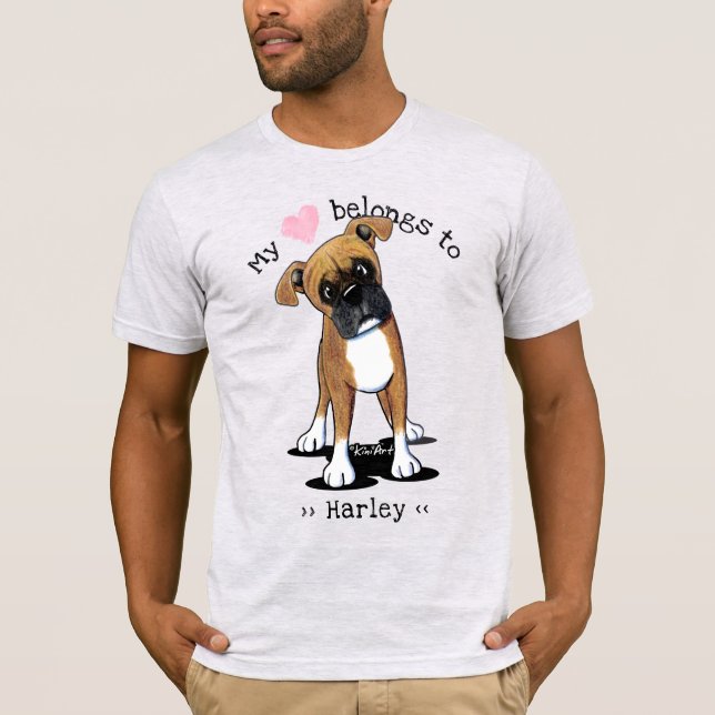 Camiseta KiniArt Boxer Cachorro (Frente)