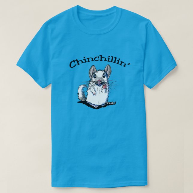 Camiseta KiniArt Chinchillin' Shirt (Frente do Design)