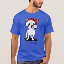 Camiseta KiniArt Christmas Frenchie