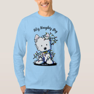 Camiseta KiniArt Delighted Westie