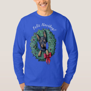 Camiseta KiniArt Doberman Natal Puppy
