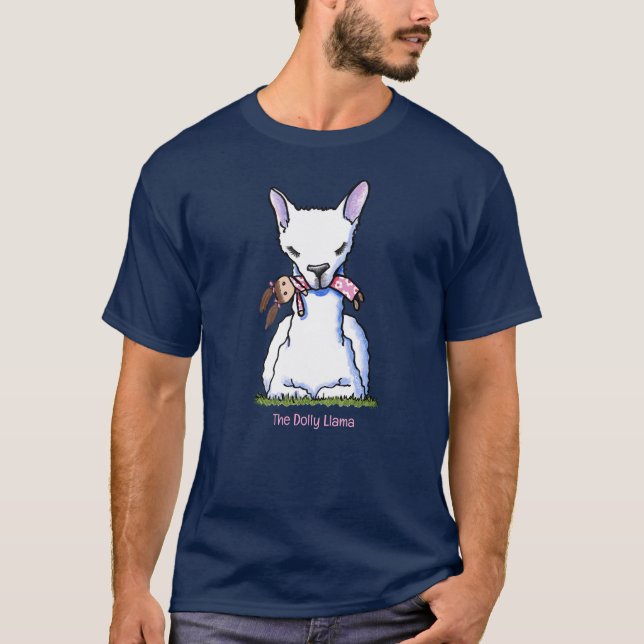 Camiseta KiniArt Dolly Llama (Frente)