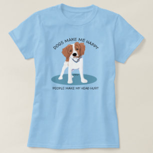 Camiseta KiniArt French Brittany Dog Lover T-Shirt