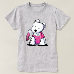 Camiseta KiniArt Glamour Westie