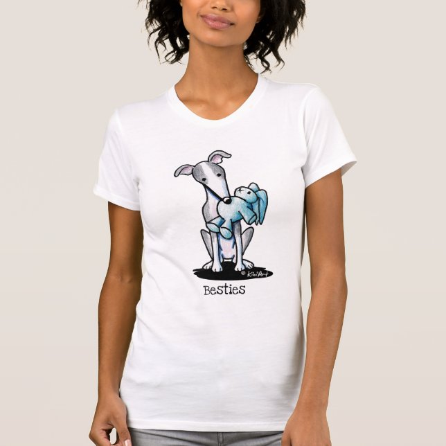 Camiseta KiniArt Greyhound T-Shirt (Frente)