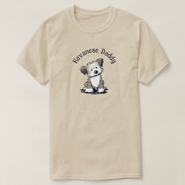 Camiseta KiniArt Havanese Parent T-Shirt (Frente do Design)
