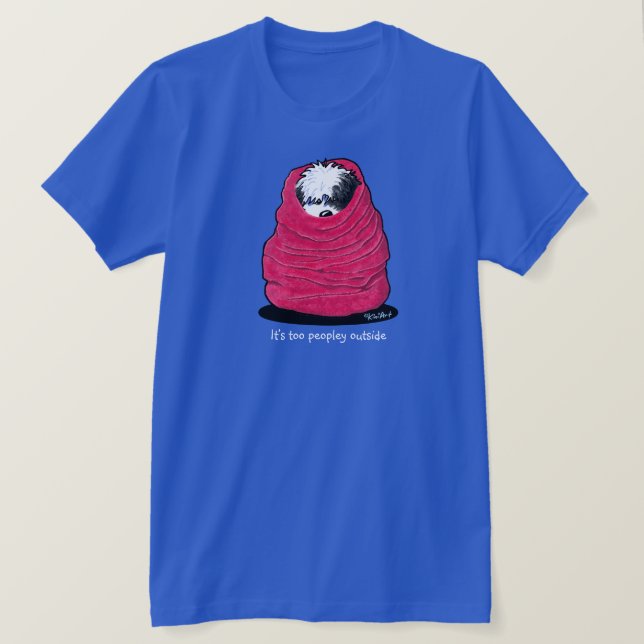 Camiseta KiniArt Havanese Too Peopley T Shirt (Frente do Design)