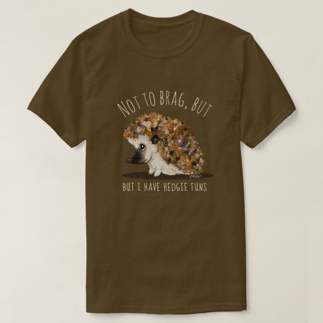 Camiseta KiniArt Hedgehog (Frente do Design)