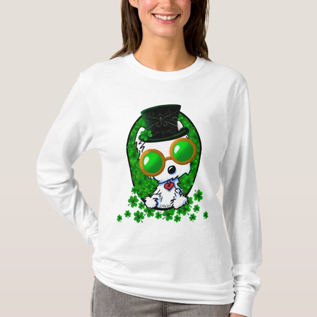 Camiseta KiniArt Lucky Westie (Frente)