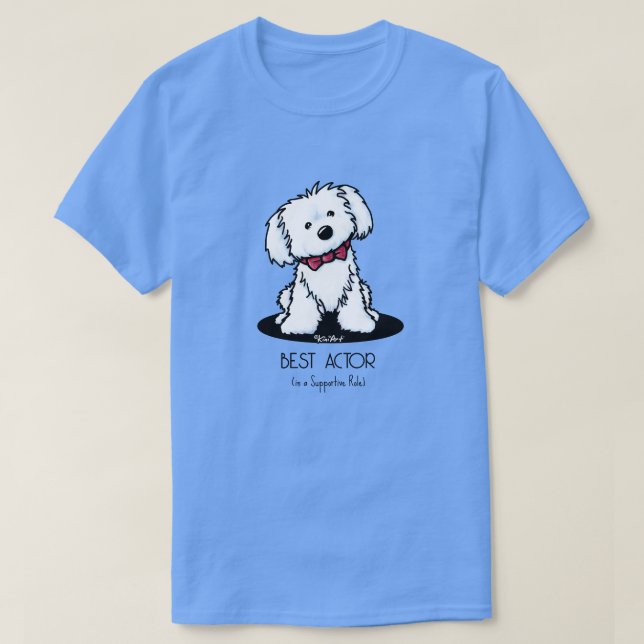 Camiseta KiniArt Maltês  (Frente do Design)