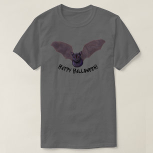 Camiseta KiniArt Morcego Halloween