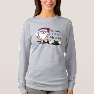 Camiseta KiniArt Pomerânia Santa Paws