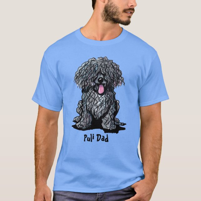 Camiseta KiniArt Puli Dog T-Shirt (Frente)