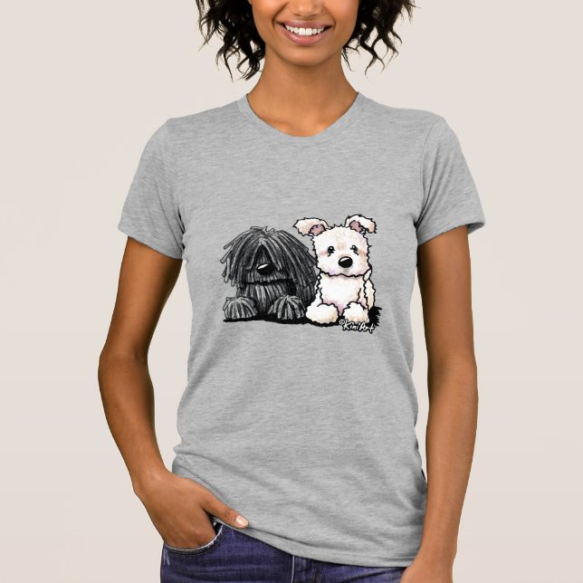 Camiseta KiniArt Puli e Pumi (Frente)