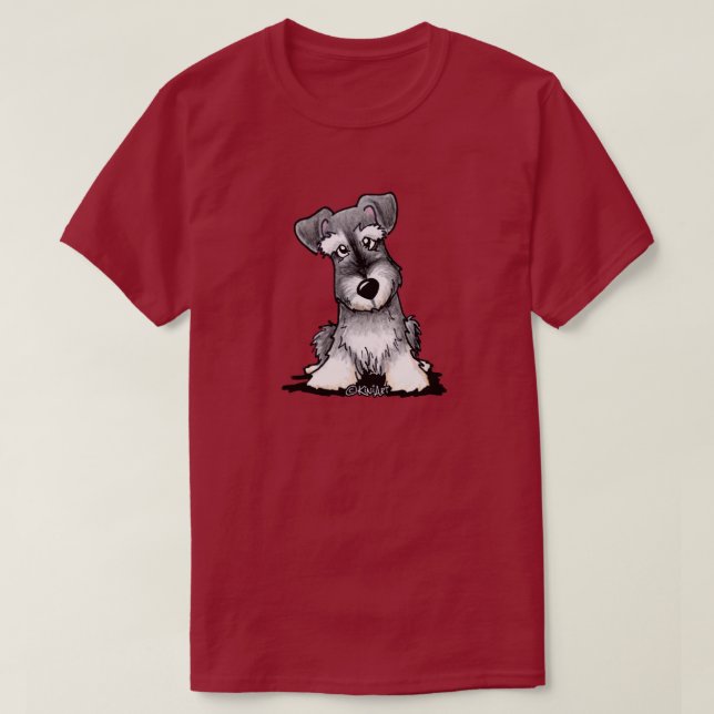Camiseta KiniArt Schnauzer Ocorre (Frente do Design)