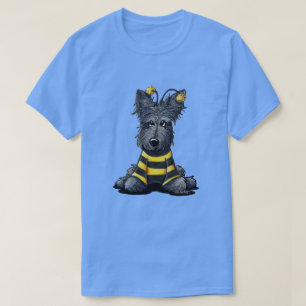 Camiseta KiniArt Scottie Dog Bee T-Shirt