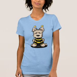 Camiseta KiniArt Scottie Dog Bee T-Shirt