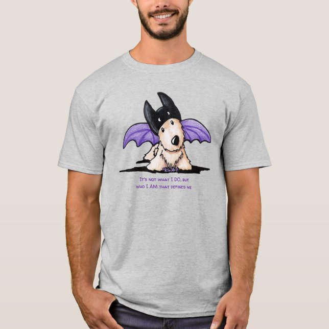 Camiseta KiniArt Scottie Dog Halloween (Frente)