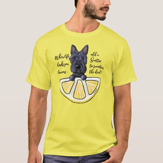 Camiseta KiniArt Scottie Life Lemons T-Shirt (Frente)