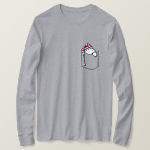 Camiseta KiniArt Sleepy Pocket Westie