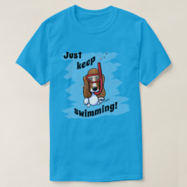Camiseta KiniArt Snorkeling Basset