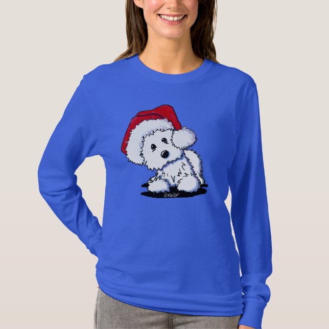 Camiseta KiniArt Westie Dog PAPAIS NOEIS BABY (Frente)