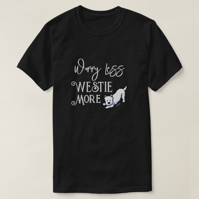 Camiseta KiniArt Westie More (Frente do Design)