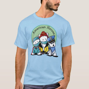 Camiseta KiniArt Westie Primeiros Respondentes