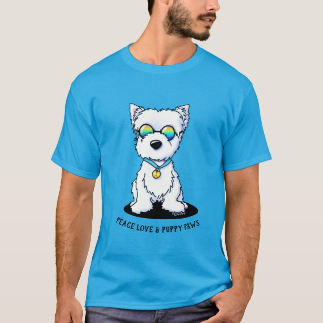 Camiseta KiniArt Westie T-Shirt (Frente)