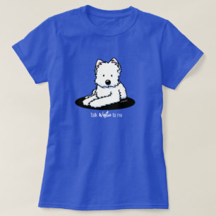 Camiseta KiniArt Westie Terrier T-Shirt