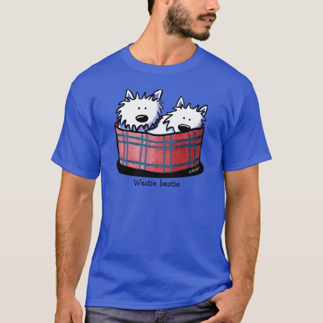 Camiseta KiniArt Westie The Dog T-Shirt (Frente)