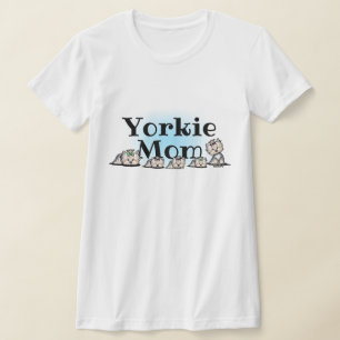 Camiseta KiniArt Yorkie Mãe