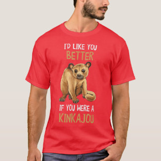 Camiseta Kinkajou Gosta De Você Boa Noite Ape Animal Kinka