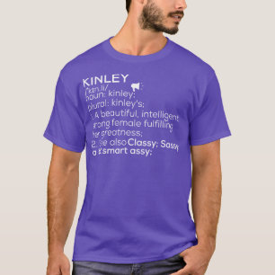 Camiseta Kinley Nome Kinley Definição Kinley Nome da Mulher