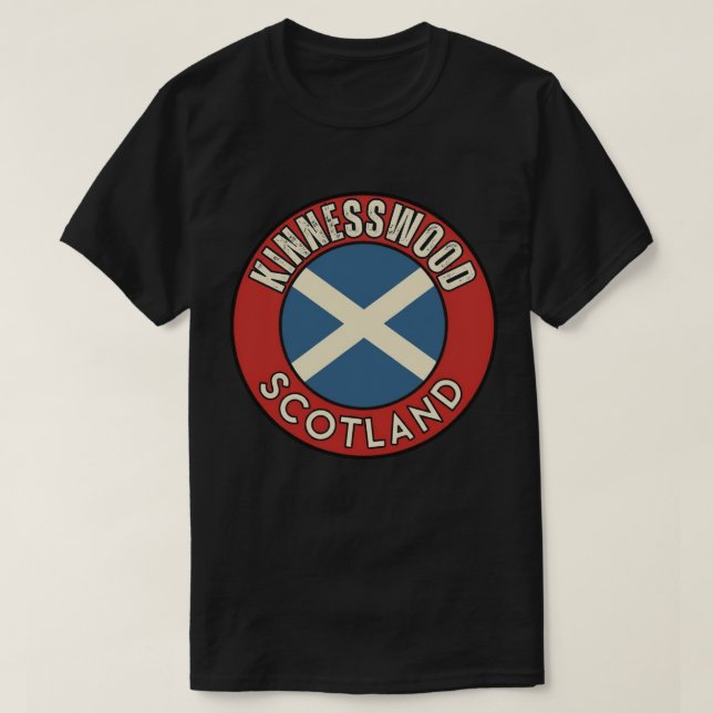 Camiseta Kinnesswood, Escócia (Frente do Design)